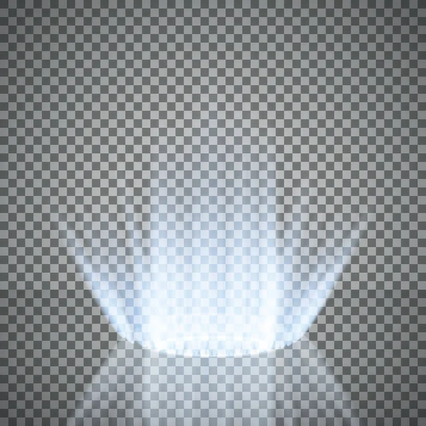 Vektor Weiße Glitzerwelle Abstrakte Illustration Weißer Sternenstaub Spurtet Funkelnde Partikel — Stockvektor