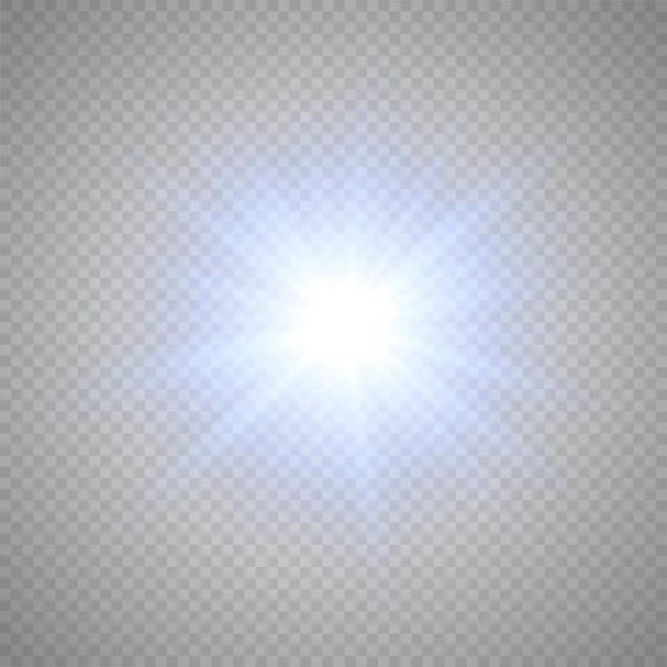 Vector Spotlights Scene Light Effects Glow Light Effect Vector Illustration — Stock Vector