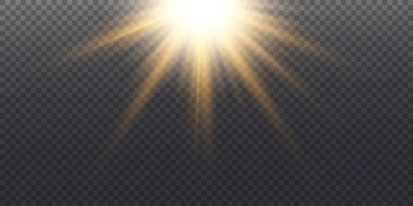 Light Star Gold Png Light Sun Gold Png Light Flash — стоковый вектор