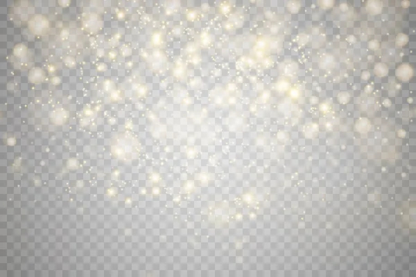 Λευκό Png Φως Σκόνης Bokeh Φως Φώτα Αποτέλεσμα Φόντο Χριστουγεννιάτικο — Διανυσματικό Αρχείο
