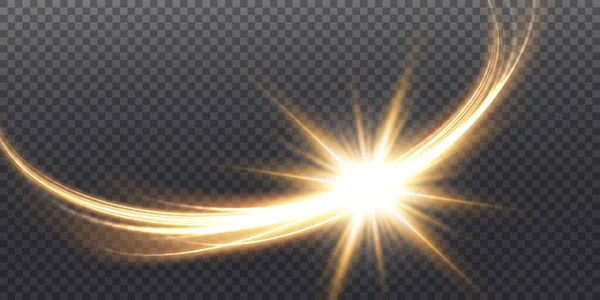 Яскраві Білі Лінії Швидкості Світло Світловий Ефект Абстрактні Лінії Руху — стоковий вектор
