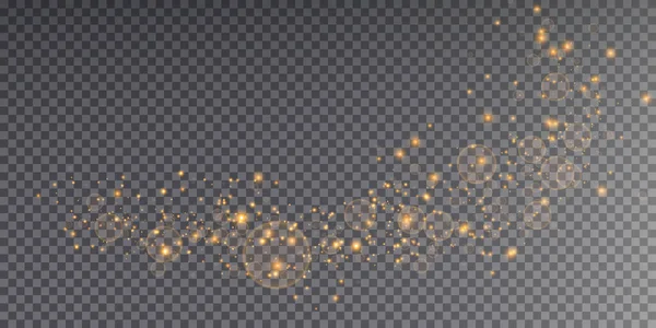 Біле Пилове Світло Png Світлодіодні Ліхтарі Боке Мають Ефект Фону — стоковий вектор