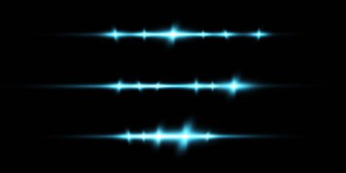 Işık etkisi. Parlak Yıldız. Işık şeffaf bir arkaplanda patlar. Parlak güneş