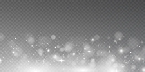 Сяючий Боке Ізольований Прозорому Фоні Світло Ізольоване Світло Прозорі Форми — стоковий вектор