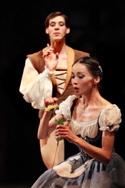 prague state opera teatre. Bale topluluğu giselle, prague, Çek Cumhuriyeti, 6 Nisan 2011 sunar.