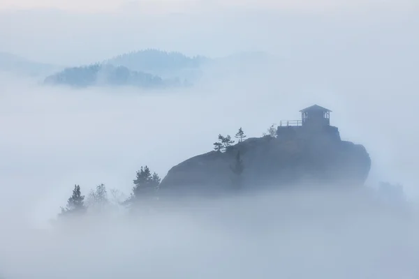 Misty Morning en Suiza Checa —  Fotos de Stock