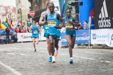 Prague, Çek Cumhuriyeti, Nisan 2014, yarı maraton praha
