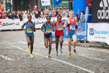 Prague, Çek Cumhuriyeti, Nisan 2014, yarı maraton praha