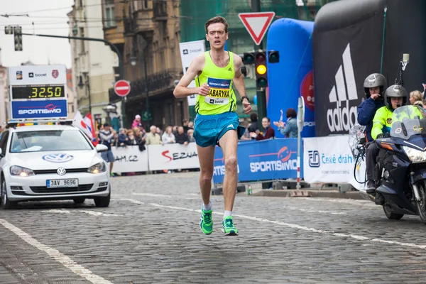 Prague, Czech  Republic, April, 2014, Half Marathon Praha — Stock Photo, Image