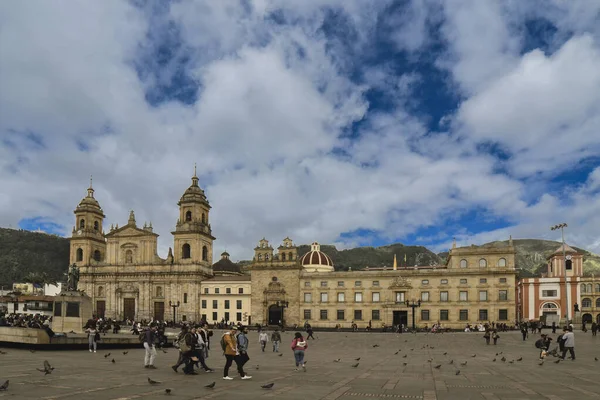 Capedral Primada Plaza Bolivar Bogot Colombia — 스톡 사진