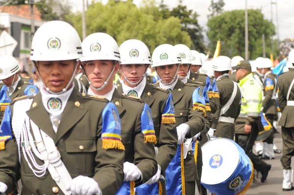 Kolumbijski Dzień Niepodległości Policji — Zdjęcie stockowe