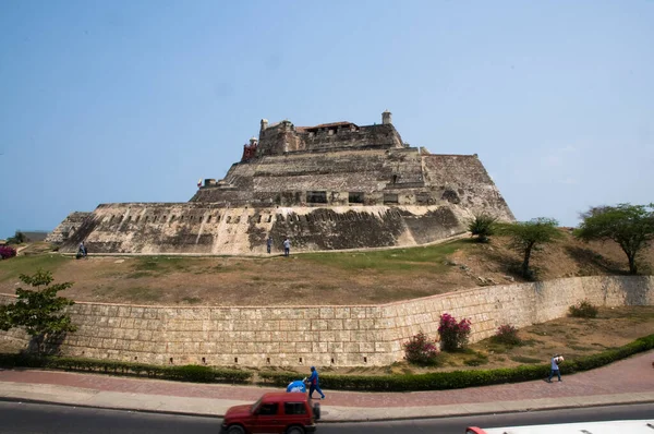 Castelo San Felipe Barajas Cartagena Colômbia — Fotografia de Stock