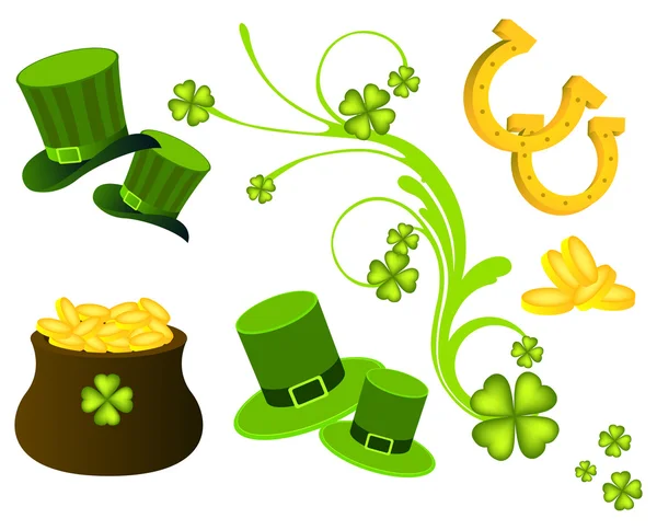 St. Patrick 's Day-Elemente — Stockvektor