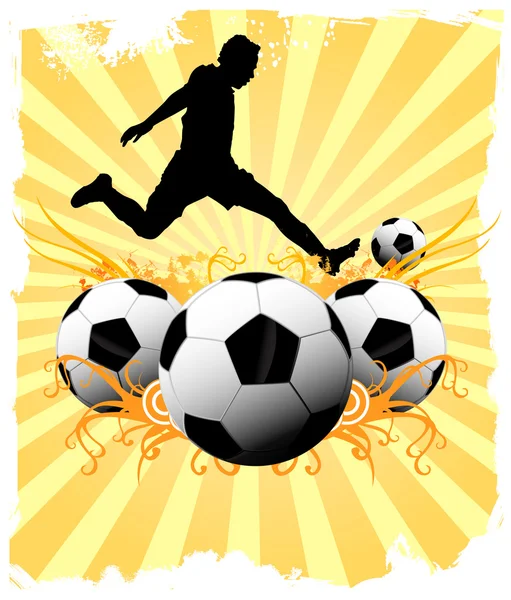 Soccer player — Stock Vector