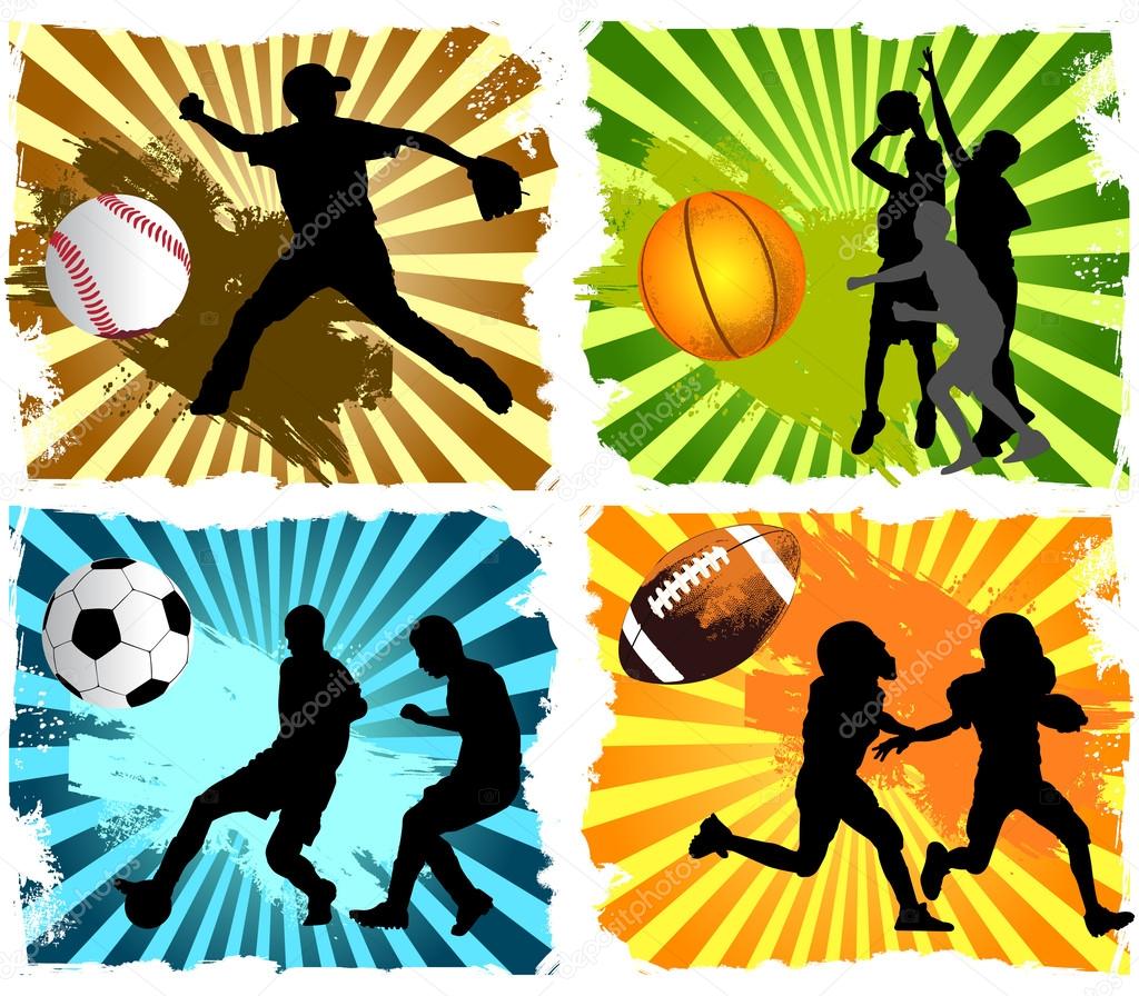 Sports background Vector Art Stock Images | Depositphotos