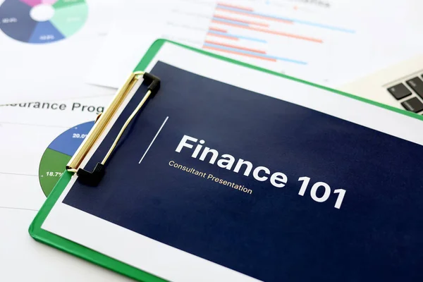 Prezentacja Personal Finance Report Arkusz kalkulacyjny Plannnig Statystyki — Zdjęcie stockowe