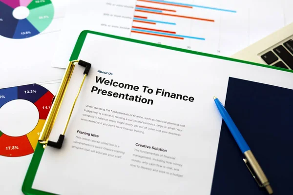 Presentation Personal Finance Report Spreadsheet Plannnig Statistics