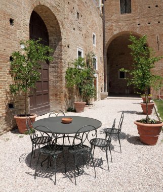 Italian backyard