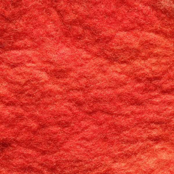 Vörös gyapjú filc minta — Stock Fotó