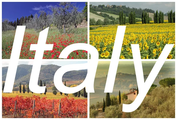 Cartão postal da Itália — Fotografia de Stock