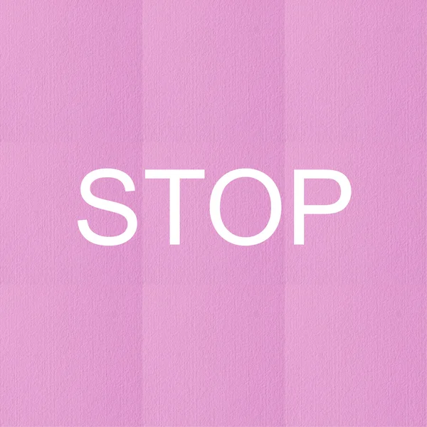 乳がん、健康キャンペーン紙を停止します。 — ストック写真