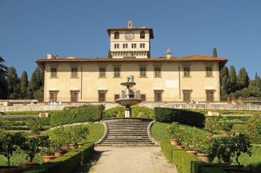 medici villa petraia ve İtalyan tarzı Bahçe