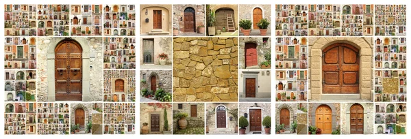 Collage astratto della casa — Foto Stock