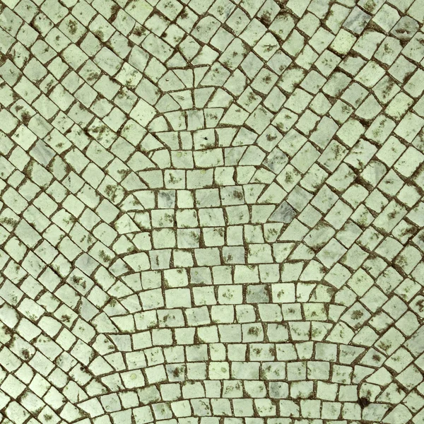Fragment av antika marmor trottoaren som bakgrund, Italien, euro — Stockfoto