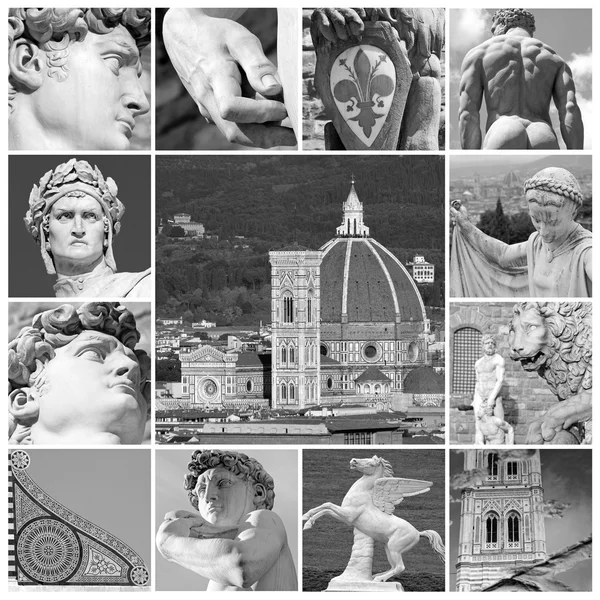 Kunst van florence - collage — Stockfoto