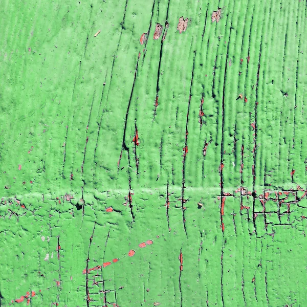 Green old wooden wall — Stock Photo, Image
