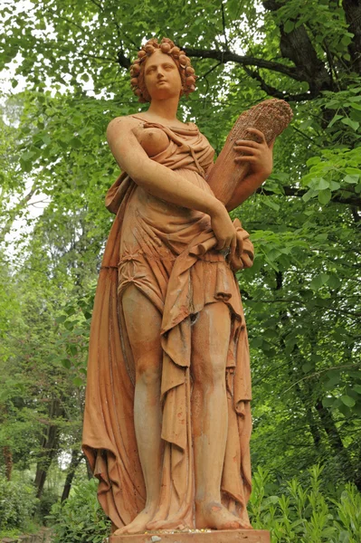 Posąg bogini Ceres (grecki Demeter) starożytnych rzymskich w Stibb — Zdjęcie stockowe