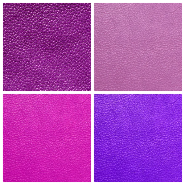 Pink fine leather set — Stock Photo, Image