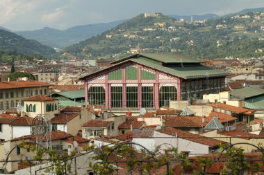 The Mercato Centrale ( Central Market ), or Mercato di San Lore clipart