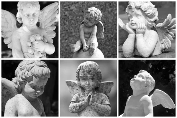 Angelic collage Stock Image