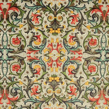 süs çiçek desenli, Klasik Floransa kağıt