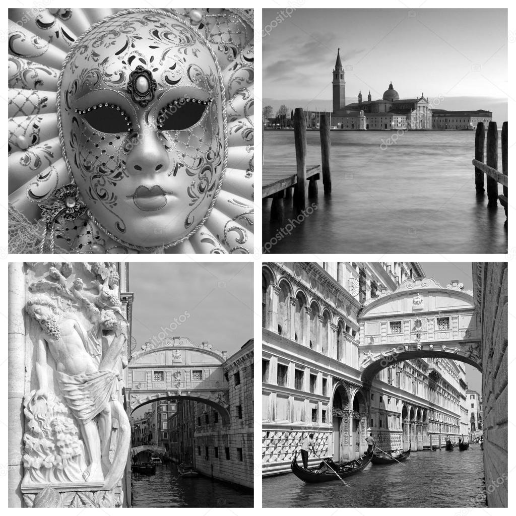 Landmarks of Venice collage