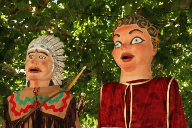 Zamora, İspanya - Ağustos 29: birçok latin festivaller dahil kıyafetler