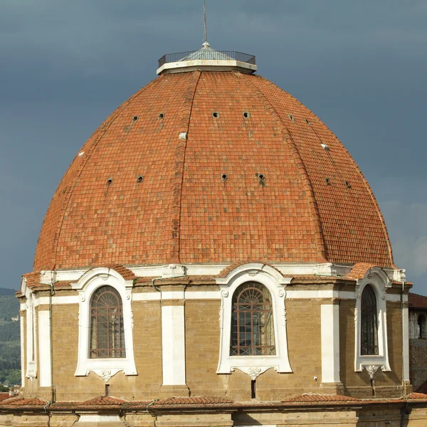 Kopuła medici kaplicy, Florencja, Włochy — Zdjęcie stockowe