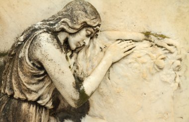 sleeping angel, İtalya, Avrupa Birliği ile güzel antika mezarlığı Rölyef