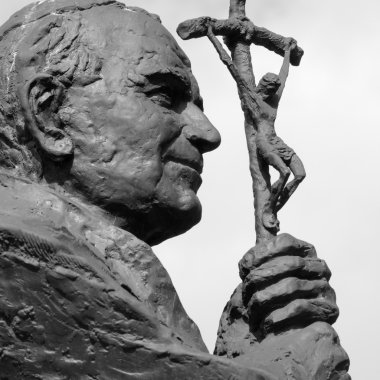 Sculpture of Pope John Paul II ( Blessed John Paul or John Paul clipart
