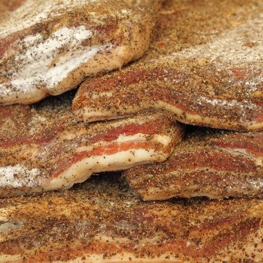 tuscan pancetta çoğu parçaları