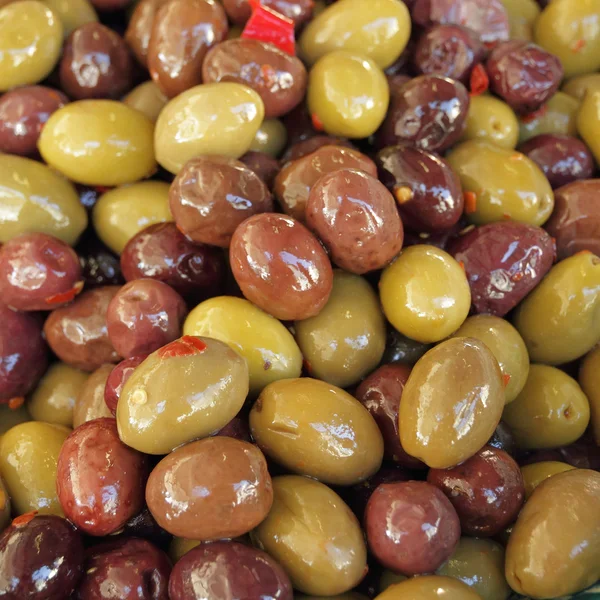 Olives texture — Stock Photo, Image