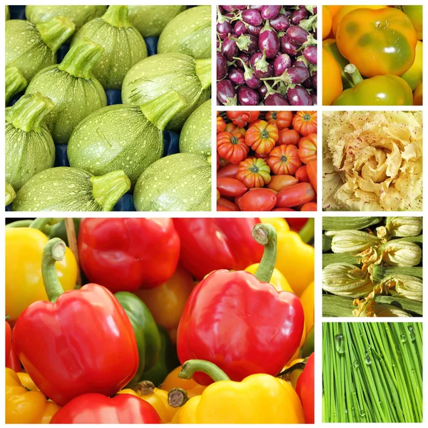 Vegetable mix background — Stock Photo, Image