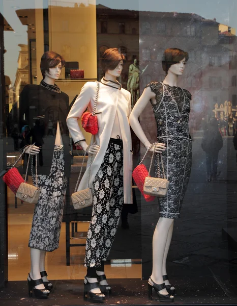 Boutique Chanel en Florencia — Foto de Stock