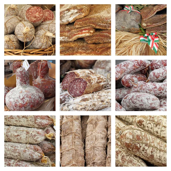 Italian charcuterie — Stock Photo, Image