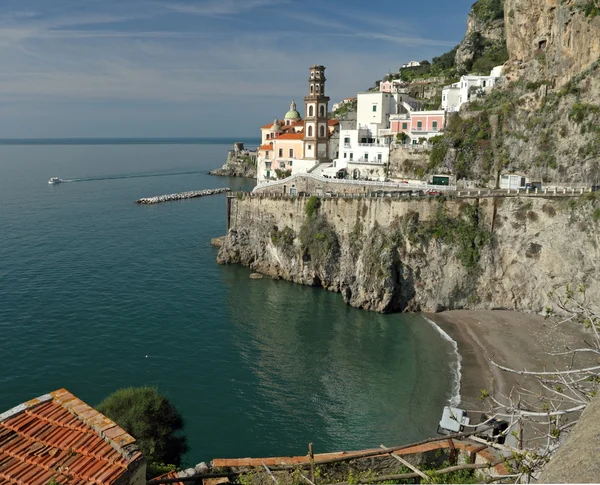 Fantástica paisagem da costa de Amalfi — Fotografia de Stock