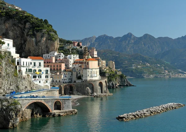 Spektakulära landskap av amalfi-kusten — Stockfoto