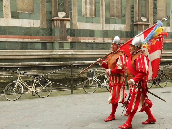 Florentine nowy rok parada — Zdjęcie stockowe