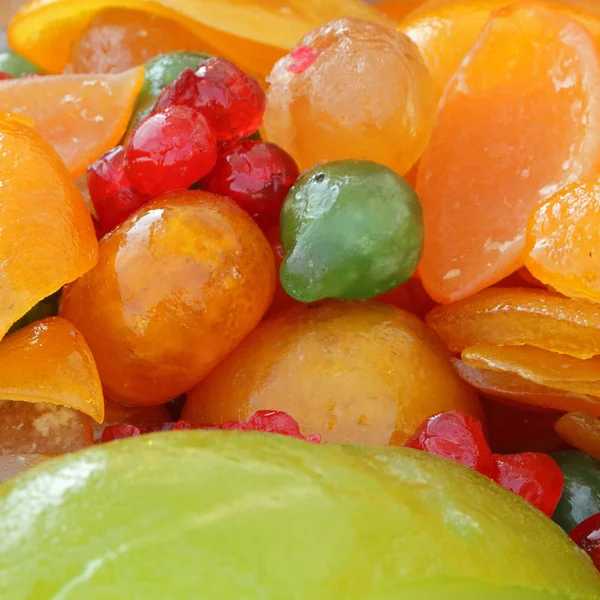 Mezcla de frutas caramelizadas —  Fotos de Stock