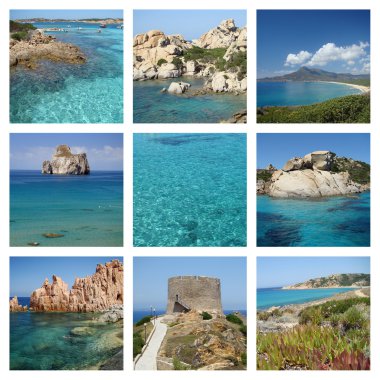 Sardunya Adası Deniz kolaj 